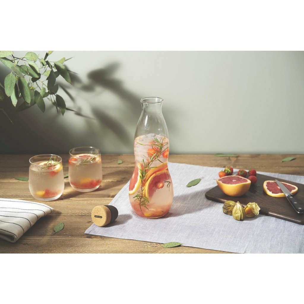 Black+Blum Karaf 1,1L – Handgeblazen Glas & Binchotan Houtskoolfilter