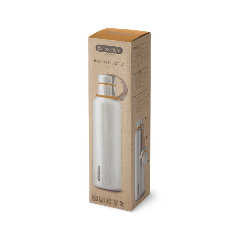 Black+Blum RVS waterfles 750 ml – Lekvrij & stijlvol