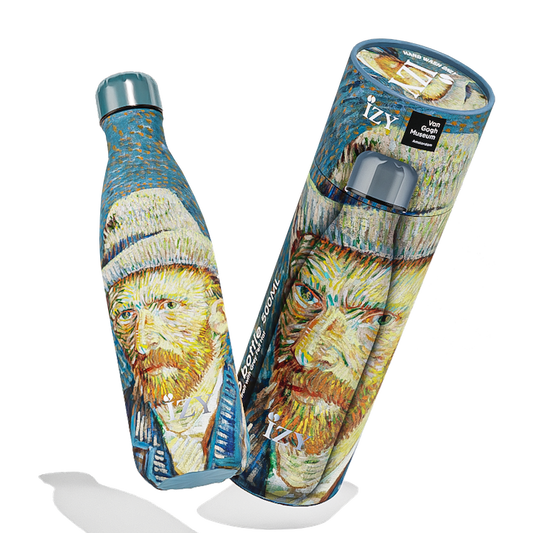 IZY Thermos Beker - zelfportret - Van Gogh - 500ML Thuis & Onderweg – Geïsoleerde Waterflessen