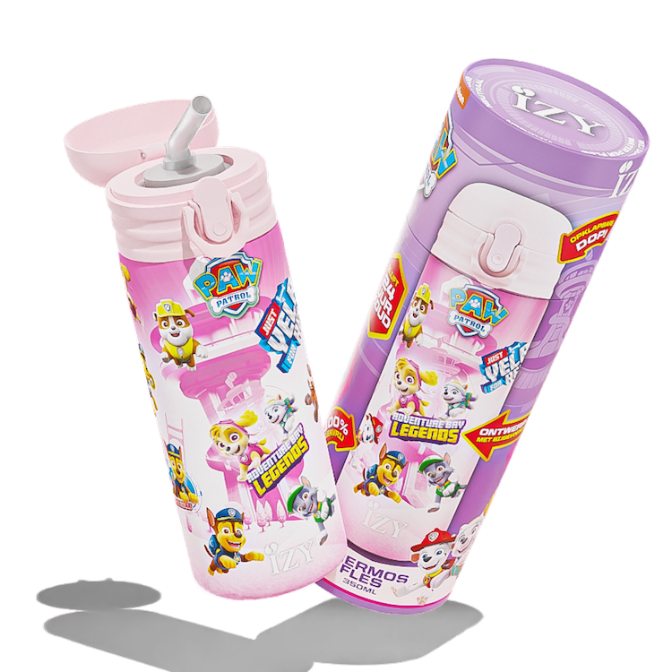 IZY Kids Thermosbeker - Paw Patrol - Refresh Pink – 350ML
