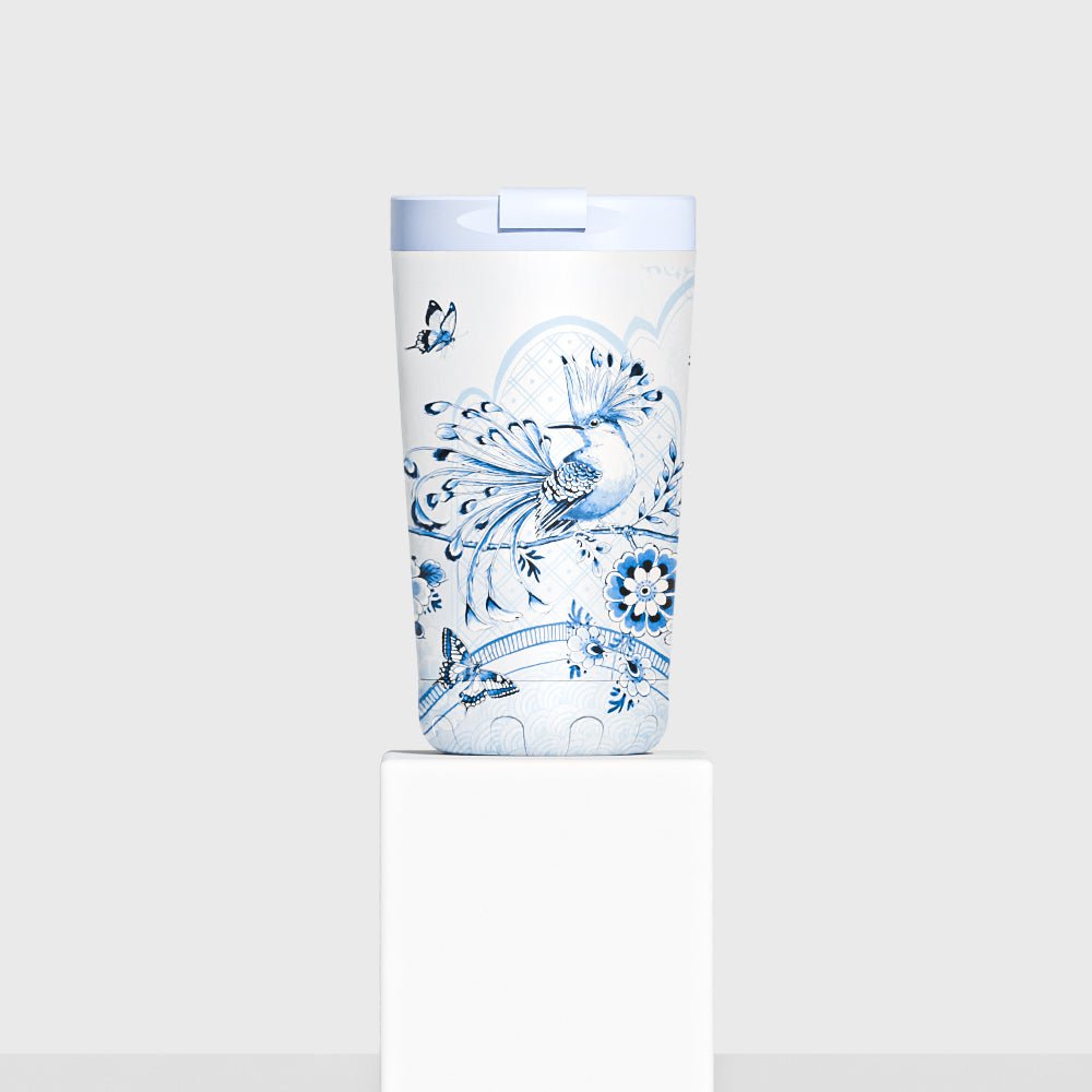 IZY Thermosmok 500 ML – Soft Azure 2.0 | Dubbelwandige Mok met Porseleinlook